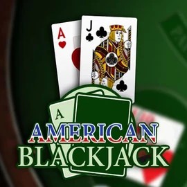 American Blackjack slot logo by Habanero at Wildroyal Casino