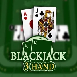 Blackjack 3H (Habanero) online game logo by Habanero on wildroyal.eu
