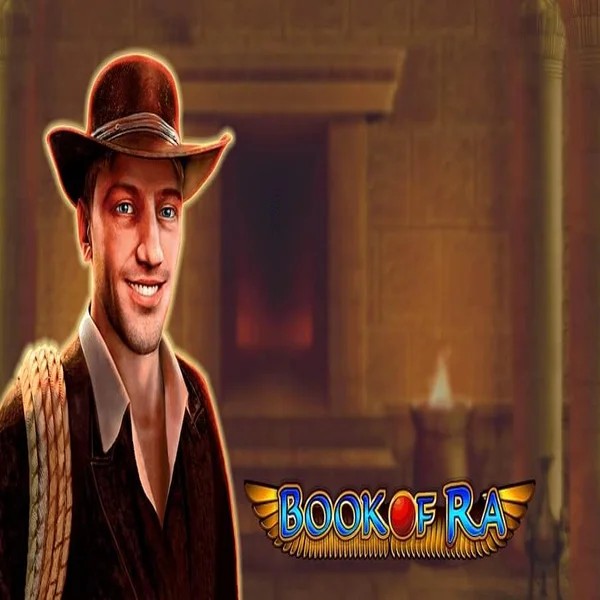Slots logo of Book of Ra from Greentube at Wildroyal Casino
