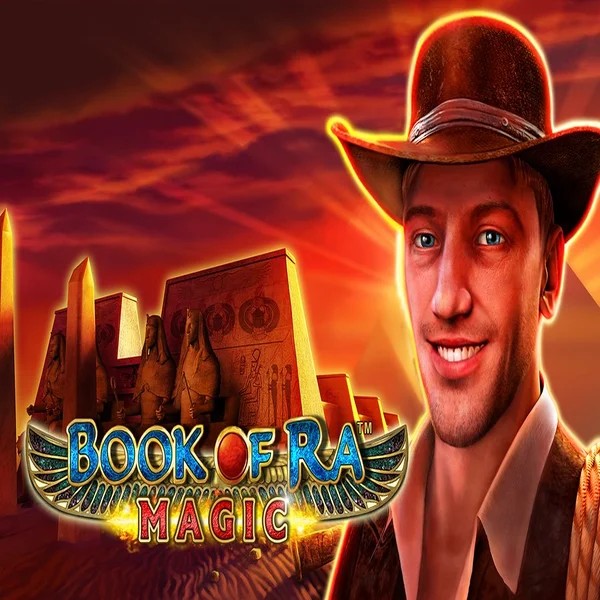 Book of Ra Magic by Greentube, showcased at wildroyal.eu – game logo