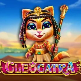 Cleocatra slot logo by Pragmatic Play at Wildroyal Casino