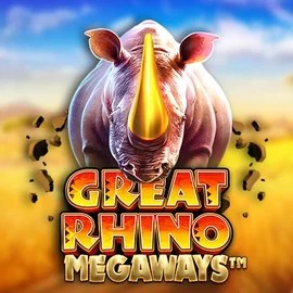 Great Rhino Megaways logo by Pragmatic Play at Wildroyal Casino