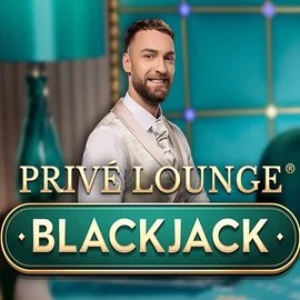 Privé Lounge Blackjack online game logo by Pragmatic Play on wildroyal.eu