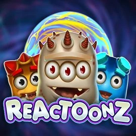 Slots logo of Reactoonz from Play'n GO at Wildroyal Casino