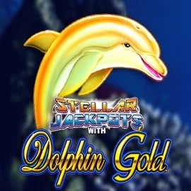 Jackpots logo of Dolphin Gold with Stellar Jackpots from Lightning Box Game at Wildroyal Casino