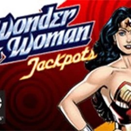 Wonder Woman Jackpots by Amaya, showcased at wildroyal.eu – game logo
