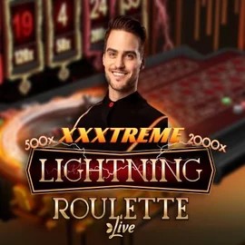 XXXtreme Lightning Roulette slot visual from Evolution available on wildroyal.eu